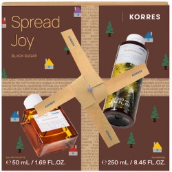 Korres Promo Set Spread Joy Black Sugar Eau De Toilette 50ml & Showergel 250ml